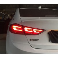 Задние фонари Хендай Элантра 2017-2019 V10 type [Комплект Л+П; Светодиодные; динамичный поворотник]