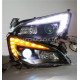 Передние фары Опель Астра J V3 type [Комплект Л+П; ходовые огни; FULL LED; электрокорректор]