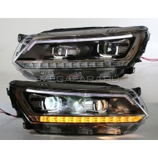 Передние фары VW Пассат Б8 2016-2018 V2 Type (USA type)