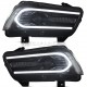 Передние фары Dodge Charger 2010-2014 V1 type [Комплект Л+П; ходовые огни; биксеноновая линза]