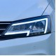 Передние фары Джетта 6 2011-2019 V18 type [Комплект Л+П; ходовые огни; би LED линза; электрокорректор; светодиодный поворотник]