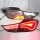 Задние фонари Хендай Элантра 2011-14 V8 type [ДЫМЧАТЫЕ; Комплект Л+П; светодиодные]