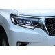 Передние фары Тойота Ленд Крузер Прадо 150 2017-2019 V12 Type [Комплект Л+П; Светодиодные линзы; яркие ходовые огни]