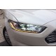 Передние фары Форд Мондео 5 2013-2019 V4 type [Комплект Л+П; ходовые огни; динамичный поворотник; электрокорректор;]