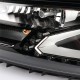 Передние фары Джетта 6 2011-2019 V15 type [Комплект Л+П; ходовые огни; би LED линза; электрокорректор; OEM replica]