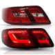 Задние фонари Тойота Камри V40 2006-2011 V1 type КРАСНЫЕ [Комплект Л+П; светодиодные]
