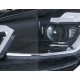 Передние фары Гольф 6 2008-2012 V11 Type [Комплект Л+П; яркие светодиодные ходовые огни; светодиодный поворотник; электрокорректор; биксеноновая линза HELLA 5R]