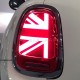 Задние фонари Мини Купер F55 F56 Union Jack 2013-2018 V1 type КРАСНЫЕ [Комплект Л+П; Светодиодные; LED поворотник]