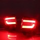 Светодиодные вставки в задний бампер Тойота Ленд Крузер LC200 FJ200 2016-2017 V1 type