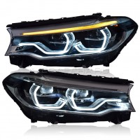 Передние фары БМВ 5 серии Icon Light G30/G31 2017-2019 V2 type [Комплект Л+П; АДАПТИВНЫЕ; FULL LED]