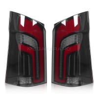 Задние фонари Мерседес Вито W447 2015-2021 V5 Type [ДЫМЧАТЫЕ; Комплект Л+П; Светодиодные; Динамичный поворотник]
