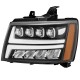 Передние фары Шевроле Тахо 2007-2013 V5 type [Комплект Л+П; яркие ходовые огни; светодиодный поворотник; FULL LED]