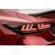 Задние фонари Тойота Камри V70 2018-2021 V4 type [Комплект Л+П; светодиодные; динамичный поворотник; ТОНИРОВАННЫЕ]