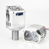 Светодиодные линзы ДАЛЬНЕГО СВЕТА AOZOOM ALPS-03 V9 type [КОМПЛЕКТ 2 шт.; 28ВТ; 9-18 В; 6000К]