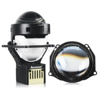 Светодиодные БИ Led линзы AOZOOM AAPD-02 V10 type 3.0" [КОМПЛЕКТ 2 шт.; 65 вт; 9-18 В; 6000К; 6700 Люмен]