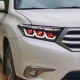 Передние светодиодные фары Тойота Хайлендер 2011-2013 V14 type