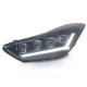Передние фары Хендай Элантра 5 2010-2016 V3 type [Комплект Л+П; ходовые огни; светодиодный поворотник; электрокорректор; FULL LED]