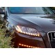 Передние светодиодные фары Ауди Q7 2006-2014 V2 type для AFS фар [Комплект Л+П; ходовые огни; FULL LED]