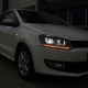 Передние фары Фольксваген Поло 2010-19 V4 type [Комплект Л+П; яркие ходовые огни; светодиодные; би LED линза]