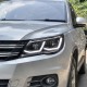 Передние фары VW Тигуан 2010-2012 V6 type [Комплект Л+П; ДХО; FULL LED; электрокорректор; динамичный поворотник]