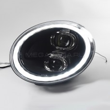 Передние фары Фольксваген Жук (Beetle) 2012-2019 V2 type [FULL LED;комплект Л+П; би LED линза; LED поворотник; яркие ходовые огни]