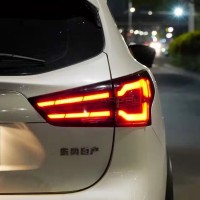 Задние фонари Ниссан Кашкай 2014 - 2022 V2 type [Комплект Л+П; светодиодные; Динамичный поворотник; ТЕМНЫЕ]