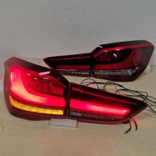 Задние фонари BMW X1 F48 2016 - 2019 V1 type [Комплект Л+П; Светодиодные; КРАСНЫЕ]