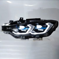 Передние фары БМВ 3 серии F30 2011-2019 V3 type [Комплект Л+П; яркие ходовые огни; FULL LED]