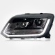 Передние фары VW Амарок 2010 - 2022 V2 type [Комплект Л+П; ходовые огни; FULL LED]