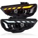 Передние фары Ауди А3 2013-2017 V1 type [Комплект Л+П; FULL LED; Яркие ходовые огни; динамичный поворотник]