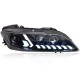 Передние фары Мазда 6 GG 2004-2008 V1 type [Комплект Л+П; FULL LED; электрокорректор; динамичный поворотник]