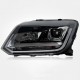 Передние фары VW Амарок 2010 - 2022 V2 type [Комплект Л+П; ходовые огни; FULL LED]