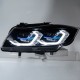 Передние фары БМВ 3 E90/E91 2005-2014 V4 type [Комплект Л+П; яркие ходовые огни; FULL LED]