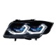 Передние фары БМВ 3 E90/E91 2005-2014 V4 type [Комплект Л+П; яркие ходовые огни; FULL LED]
