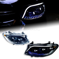 Передние светодиодные фары Mercedes Sprinter W907 2018-2024 V2 type [Комплект Л+П; ходовые огни; FULL LED]