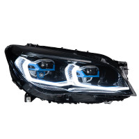 Передние фары БМВ 7 серии F01 F02 F04 2008-2015 V2 type [Комплект Л+П; Полностью светодиодные]