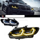 Передние фары БМВ 3 E92 2005-2009 V9 type [Комплект Л+П; яркие ходовые огни; FULL LED]