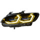 Передние фары БМВ 3 E92 2005-2009 V9 type [Комплект Л+П; яркие ходовые огни; FULL LED]