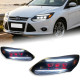 Передние фары Форд Фокус 3 2012-2014 V2 type [КОМПЛЕКТ Л+П; би LED; ЯРКИЕ ходовые огни; электрокорректор]