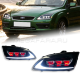 Передние фары Форд Фокус 2 2005-2008 V1 type [Комплект Л+П; ЯРКИЕ ходовые огни; ПОЛНОСТЬЮ СВЕТОДИОДНЫЕ]