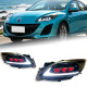Передние фары Мазда 3 BL 2008-2013 V1 type [Комплект Л+П; ходовые огни; FULL LED]