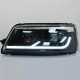 Передние фары Фольксваген T5 2003-2009 V2 Type  [Комплект Л+П; ходовые огни; FULL LED]