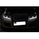 Передние фары Гольф 5 / Джетта 5 2003-2008 V1 type [Комплект Л+П; ходовые огни; би LED линза; электрокорректор; светодиодный поворотник]