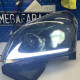 Передние фары Ниссан Кашкай 2008-2010 V1 type [Комплект Л+П; LED ходовые огни; электрокорректор; FULL LED]