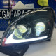 Передние фары Ниссан Кашкай 2008-2010 V1 type [Комплект Л+П; LED ходовые огни; электрокорректор; FULL LED]