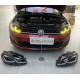 Передние фары Гольф 7 V10 type FULL LED [Комплект Л+П; БИ LED линза; яркие ходовые огни; электрокорректор; динамичный поворотник]