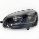 Передние фары Гольф 5 / Джетта 5 2003-2008 V1 type [Комплект Л+П; ходовые огни; би LED линза; электрокорректор; светодиодный поворотник]