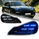 Передние фары Порше Кайен 957 2007-2010 V6 type [Комплект Л+П; ходовые огни; FULL LED]