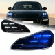 Передние фары Порше Кайен 957 2007-2010 V6 type [Комплект Л+П; ходовые огни; FULL LED]