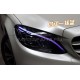 Передние светодиодные фары Мерседес C-class W205 2015-2018 V1 type [Комплект Л+П; ходовые огни; FULL LED]